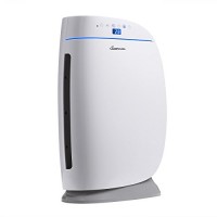 Sancusto Air Prufier  True HEPA Air Cleaner for 323-538 sq.ft Room  CADR Rated 235CFM  with Air Quality Monitor Display  Controler and Timer for Home and Office - B0796QRFJD